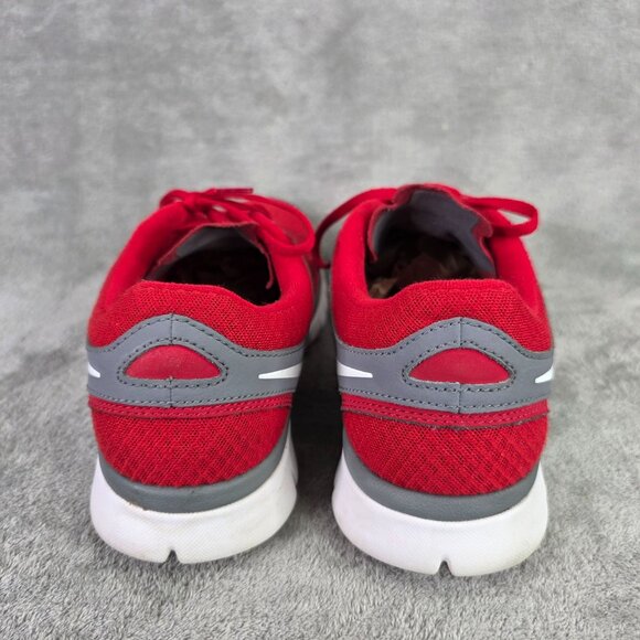 Mens Nike Flex 2012 Red & Gray Running Shoes Lightweight Mesh Size 10 - Picture 7 of 9